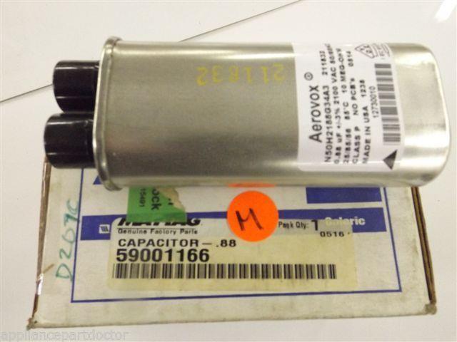 Maytag Amana Microwave 59001166 Capacitor-.88 NEW IN BOX Maytag Amana Microwave 59001166 Capacitor-.88 NEW IN BOX
